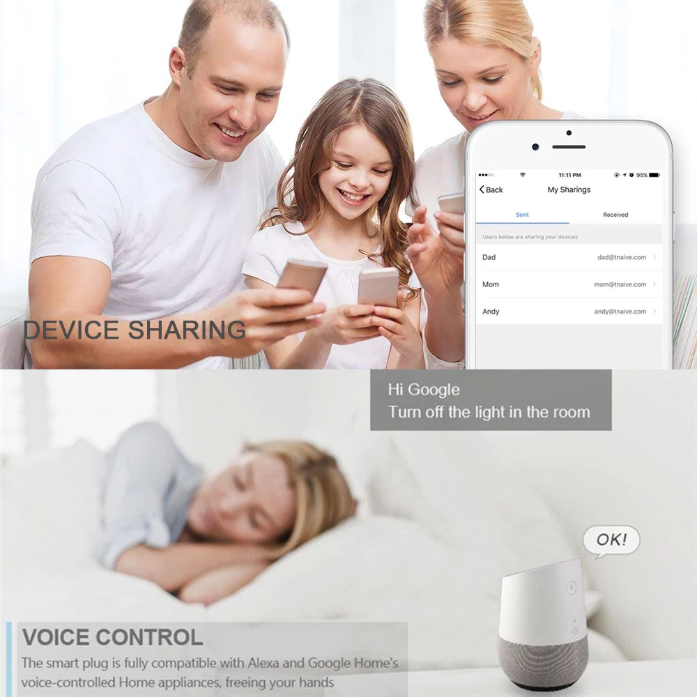 Умная розетка Wifi умная беспроводная с Google Home Alexa голосовое управление|Умные