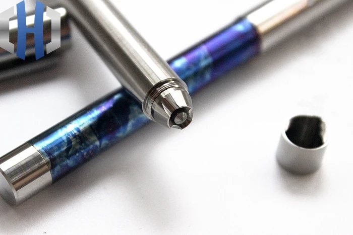 Jual Titanium Alloy EDC Pertahanan Taktis Pena Tanda Tangan Pena Serangan Pen Jendela Rusak Pen