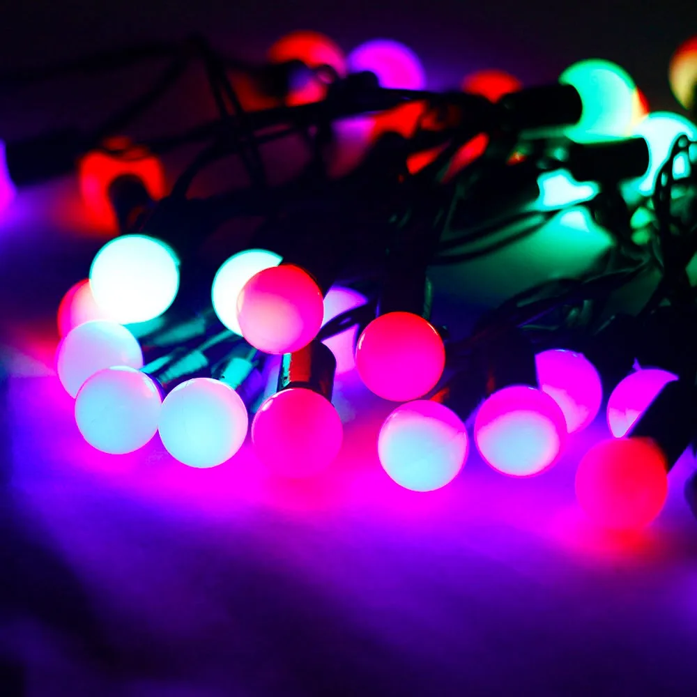 Гирсветильник с 40 светодиодами 6 м RGB на батарейках|Праздничное освещение| |