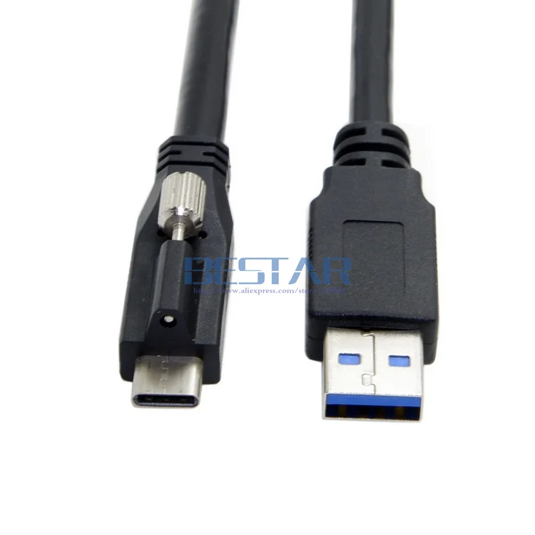10 Гбит/с 4 фута USB 3 1 Type C Тип c запирающий разъем к стандарту 0 кабель для передачи