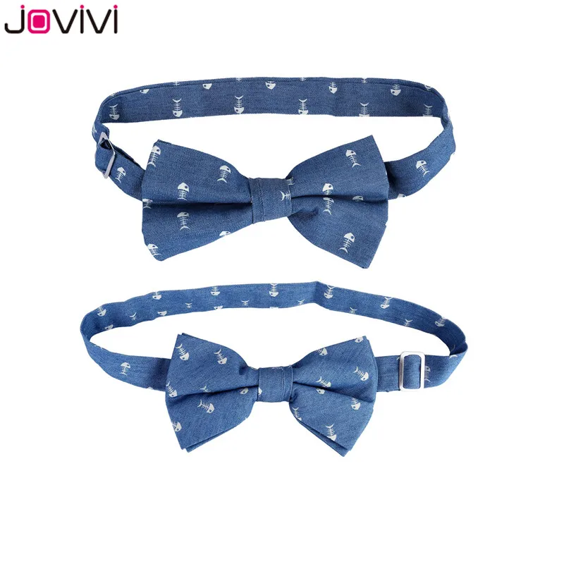 

Jovivi Mens Floral Denim Ties Novelty Skinny Casual Neckties Bow Tie for Suit Business Party Father's Day/Valentine's Day Gift