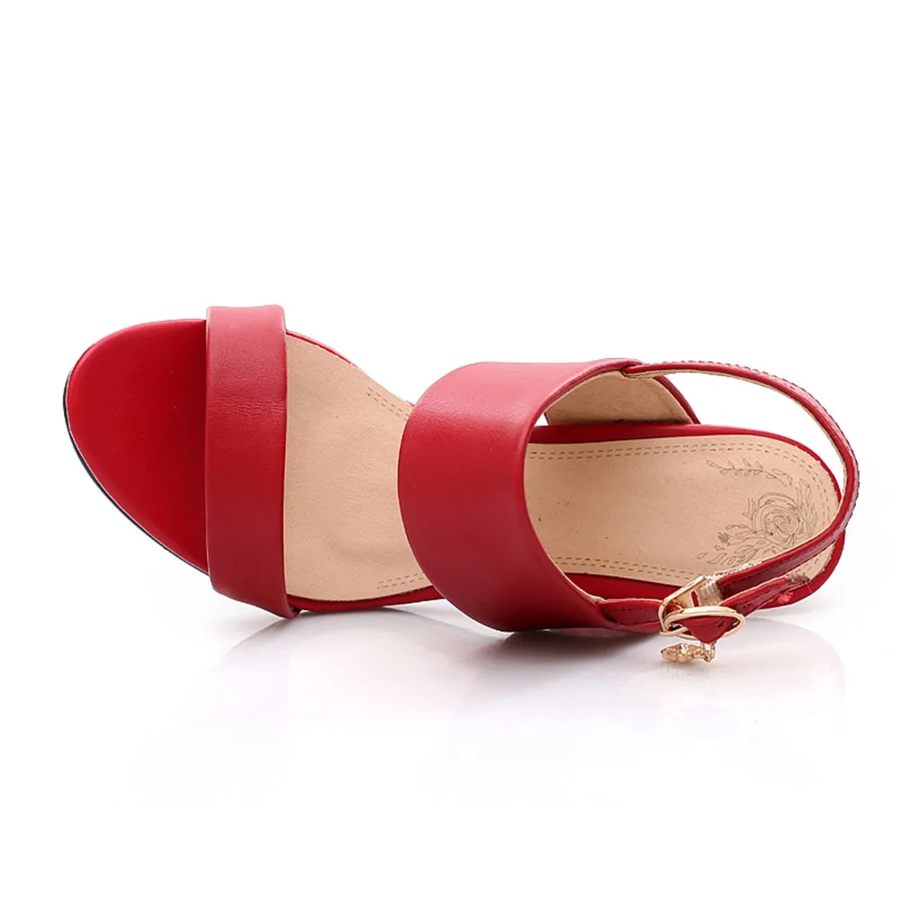 RIBETRINI/Новинка, большие размеры 34-43, обувь из коровьей кожи с металлическими украшениями на высоком квадратном каблуке, женские повседневные офисные летние сандалии