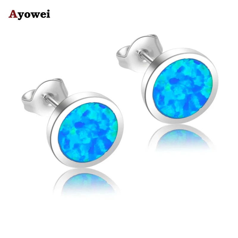 Женские серьги гвоздики с опалом серебро 2019 пробы 925 пробы|opal set|earrings eyeopal ore |