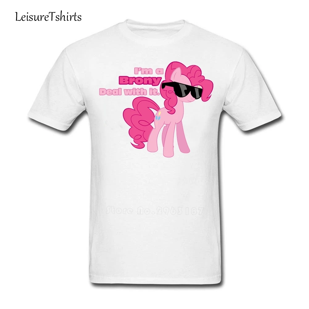 Футболка I'm A Brony новые простые футболки домашняя одежда свободные с единорогом