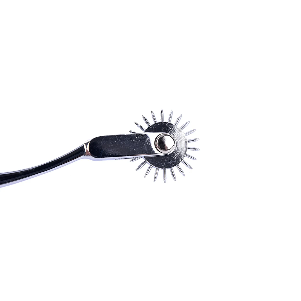 Нержавеющая сталь Wartenberg Pinwheel иглы колеса ролик Submissve секс рабыня комплект для