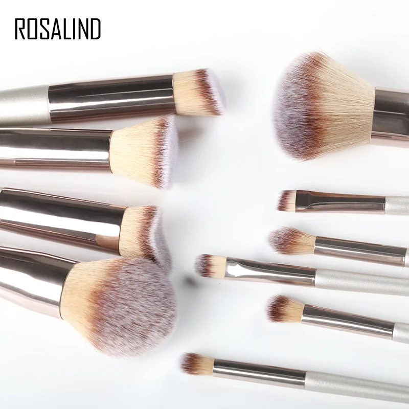 ROSALIND набор кистей для макияжа хайлайтер косметическая пудра подводка глаз тени