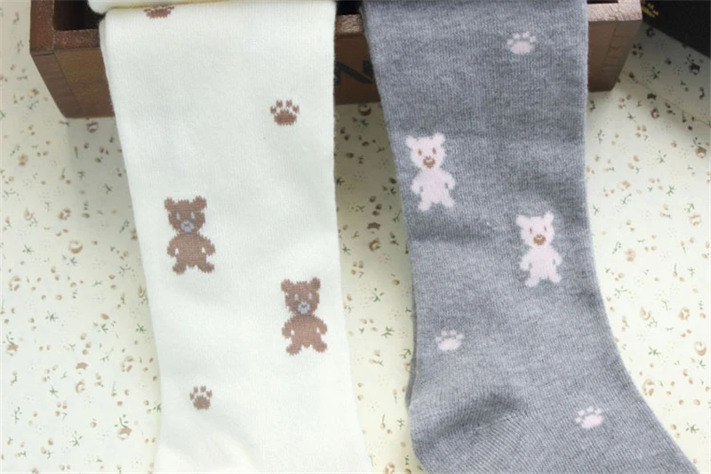 Колготки для маленьких девочек на весну-осень, колготки для малышей, хлопковые теплые детские чулки для девочек, одежда для маленьких девочек