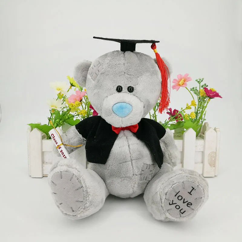 Одна штука 17 см Плюшевые свинки graduation bear мягкая игрушка на выпускном мишки