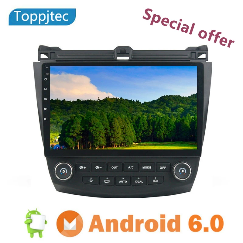 10 1 &quotАвтомобильный Радио dvd-плеер gps Навигация стерео для 2003-2007 Honda Accord 7 Dual AC