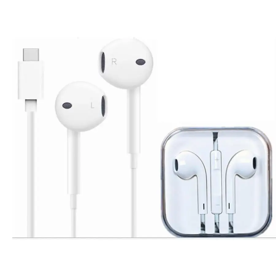 Type-c Earphones for Huawei Xiaomi Headset Earphone USB Type C with Mic Wired Control Gaming Earpiece Auriculares | Электроника