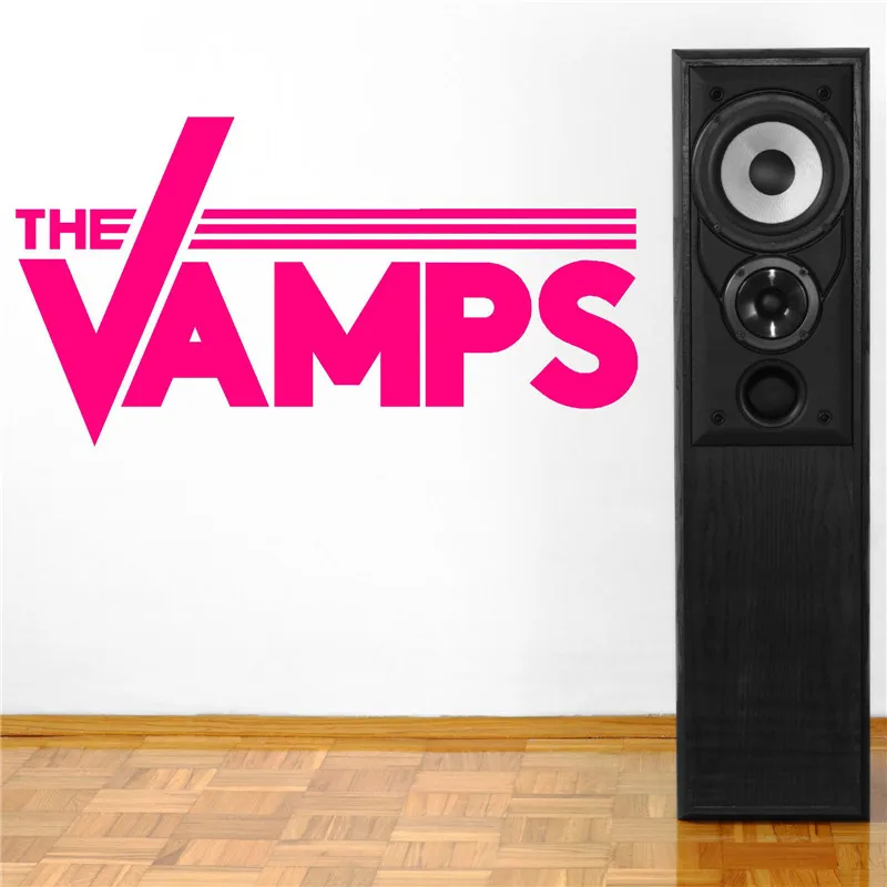 G368 вамп логотип виниловые наклейки на стену декоративные для мальчиков | Дом и