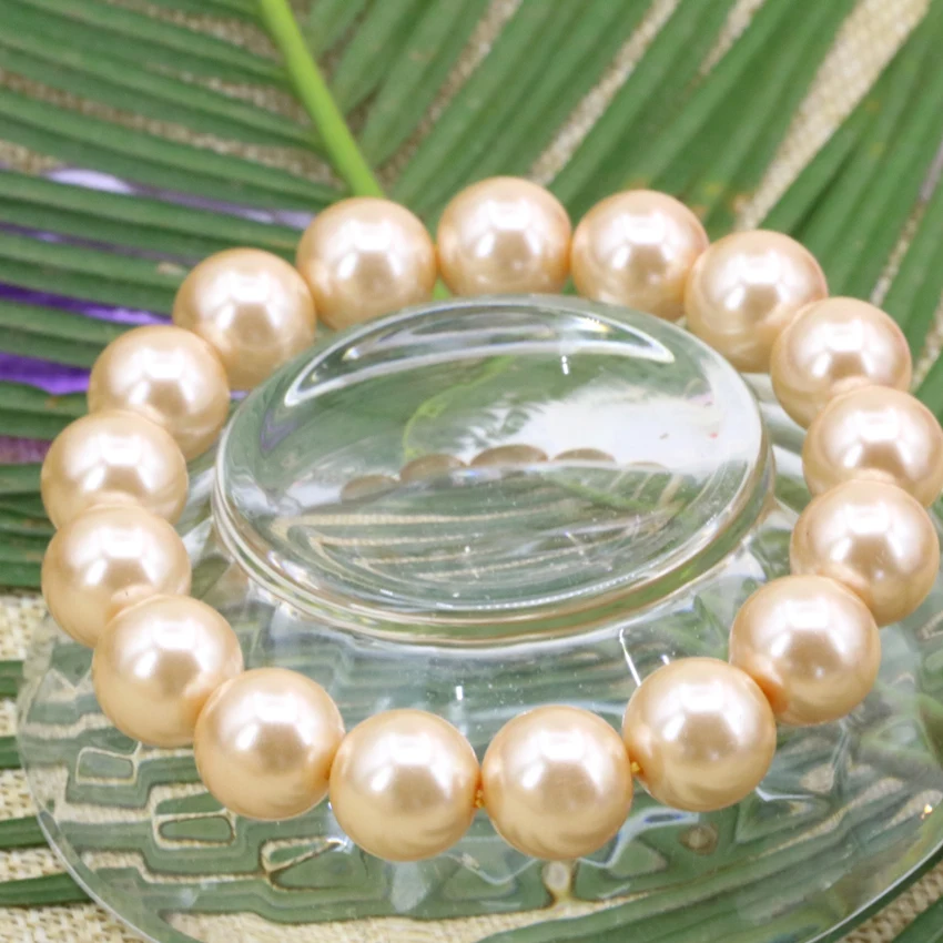 Женский браслет и с искусственным жемчугом диаметр 12 мм 7 5 дюйма B3173|charm bracelet|bracelet