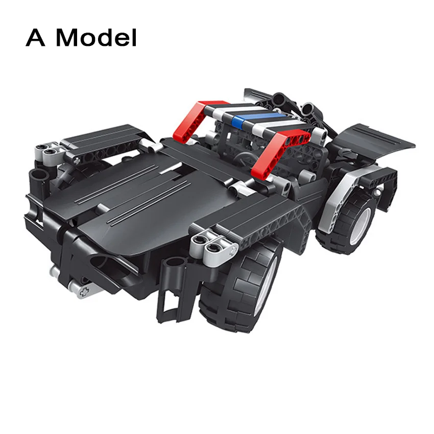 DIY Technic строительный блок набор для автомобиля трансформирующий
