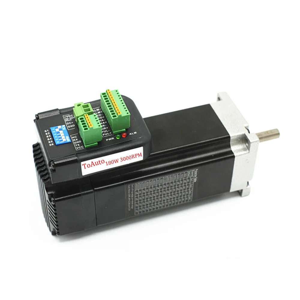 3 шт./лот Nema23 0.6Nm 188W интеграция DC Серводвигатель + мотор для распознавания