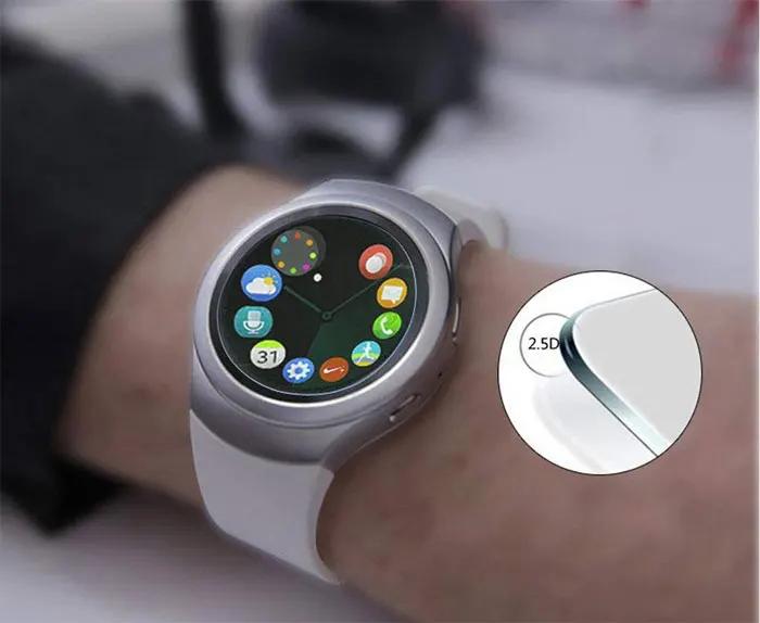 Закаленное стекло для samsung Galaxy Watch 46 мм 42 мм S3/S2 Frontier/Классический Полный экран протектор 9H против царапин Защитные пленки