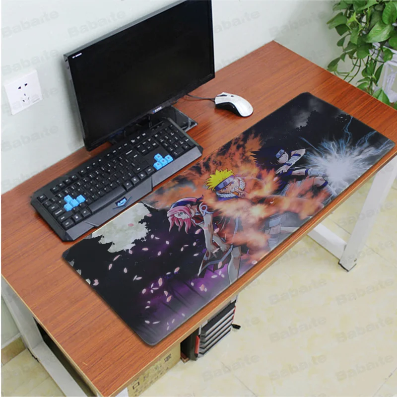 Lock Edge 40X90cm Babaite красивый Аниме Наруто запирающийся край коврик для мыши резиновый ПК компьютерный игровой коврик для мыши - Цвет: Lock Edge 40X90cm