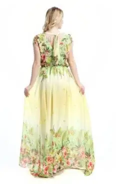 Женское платье с V-образным вырезом большого размера | Женская одежда