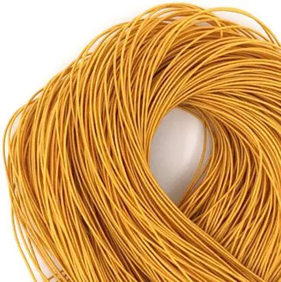 5 yellow 100 м* 1 мм бисер эластичный стрейч шнур бусины шнур веревка для браслета - Цвет: 5 yellow