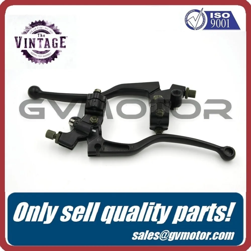 Мотоциклетный мопед скутер Винтажный Классический тормозной рычаг оба передние