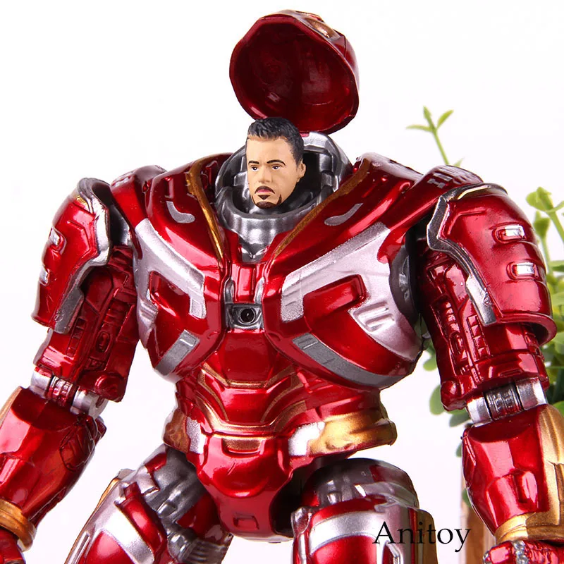 Marvel Hulkbuster Мстители эндгейм фигурка халкбастер Mark44 со светодиодный светильник ПВХ фигурка Коллекционная модель игрушки