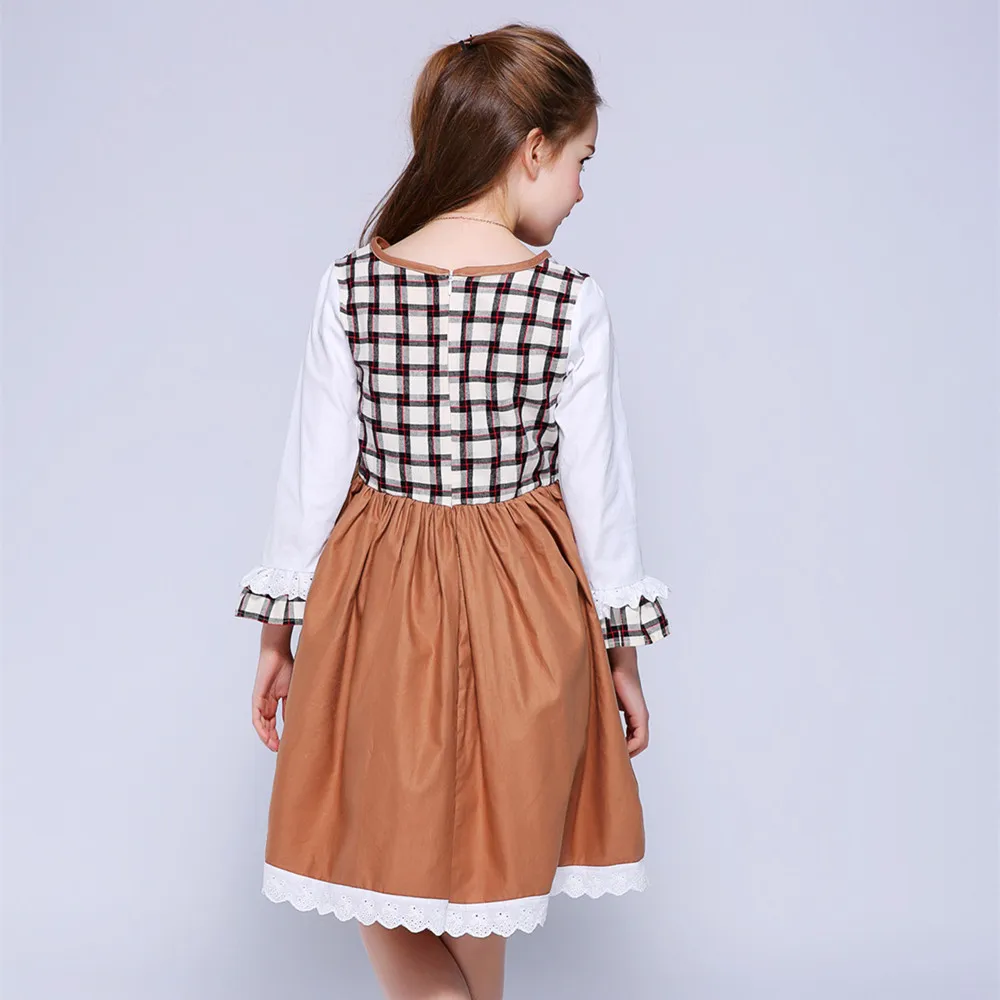 Kseniya kids/одежда с длинными рукавами для девочек; Брендовое платье принцессы; платье с цветочным рисунком; вечерние платья для девочек; Одежда для девочек 10 лет