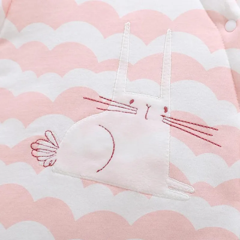 Крошечный хлопковый комбинезон зимняя одежда для малышей Ползунки