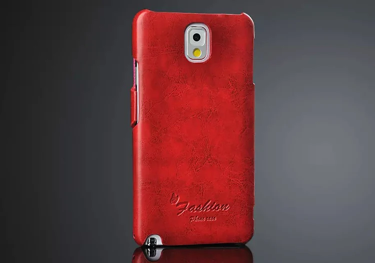 100% чехол из натуральной кожи для samsung Galaxy Note 3 классический высококачественный