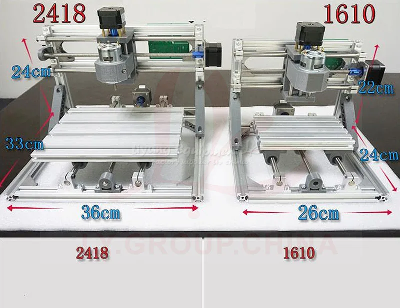Разобранный набор лазерный фрезерный станок с ЧПУ 2418 PRO лазерная головка 500 МВт/2500