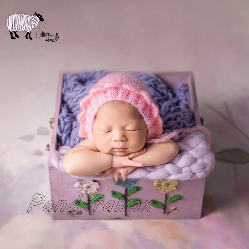 Newborn Baby Wooden Drawer Basket Props Bebe Fotografia Accessories Baby Boy Girl Photo Shooting Posing Props Fotoshoot Newborn