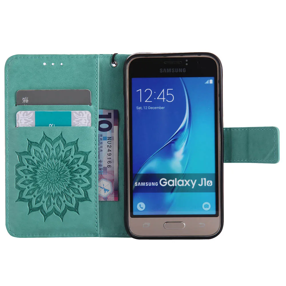 Флип чехол для Samsung Galaxy J1 2016 SM J120f/ds J120FN кожаный J 1 J120F чехлы|Чехлы-книжки| |