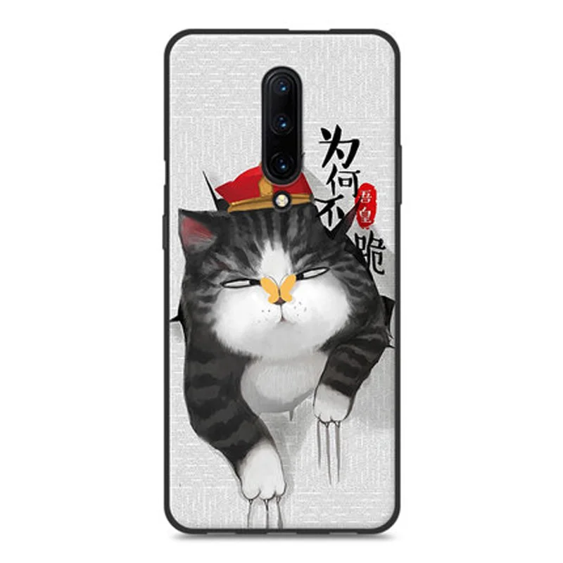 Чехол для Oneplus 7 pro милый мультяшный мягкий чехол телефона oneplus one plus 7pro защитный 1 + 6