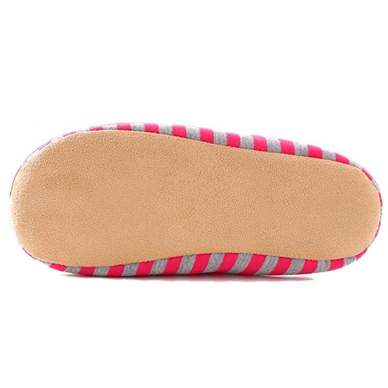 Новейшие полосатые легкие домашние тапочки из искусственной замши с деревянным