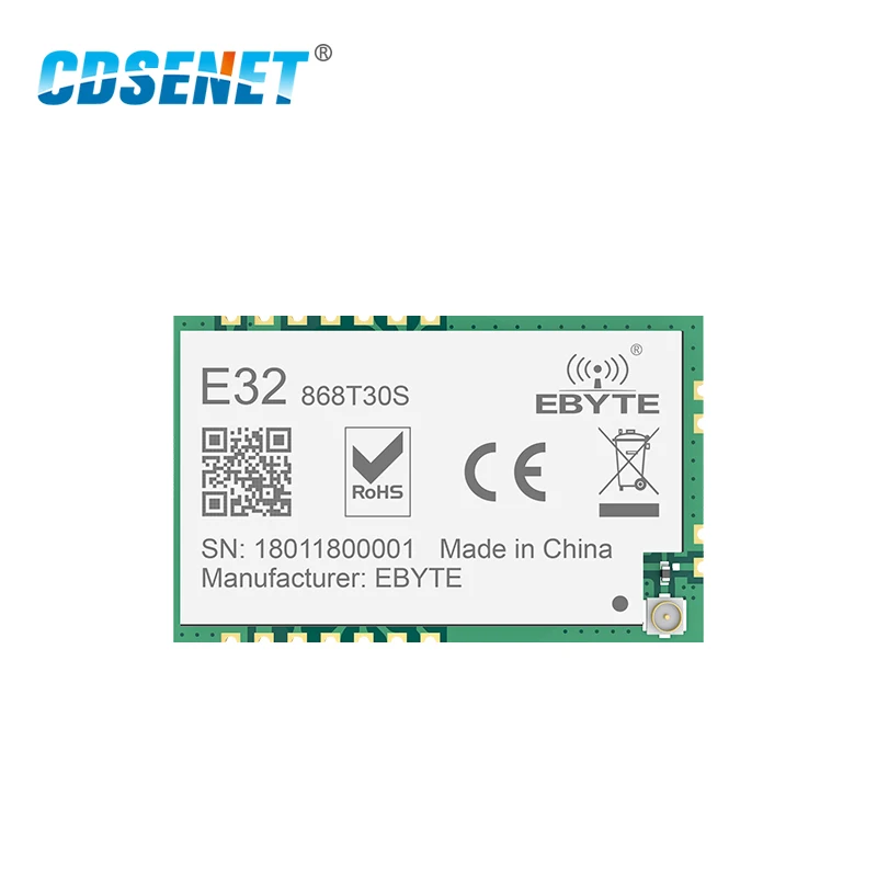 SX1278 868 МГц 1 Вт SMD беспроводной трансивер CDSENET E32 868T30S Печать отверстие SX1276