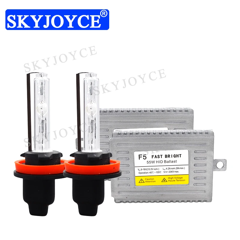 SKYJOYCE Cnligh HID Xenonlight комплект 55 Вт оригинальный DLT F5 Балласт 4300K 6000K 8000K H1 H7 H11 D2H Cnlight