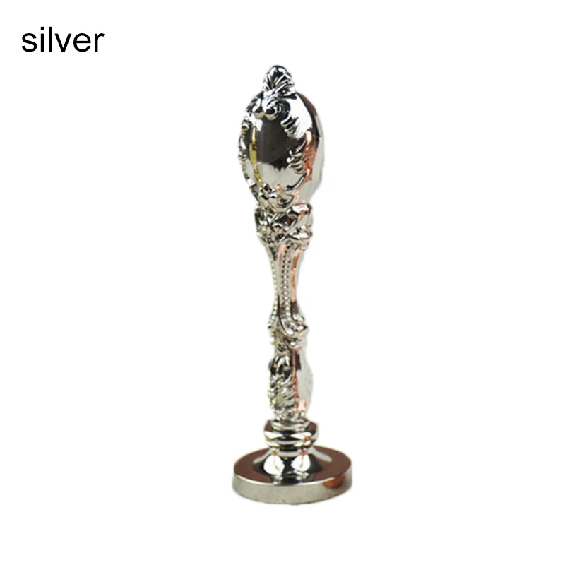 silver Металлическая ручка печать штамп украшения DIY скрапбук значок воск печать Медная головка Печать - Цвет: silver