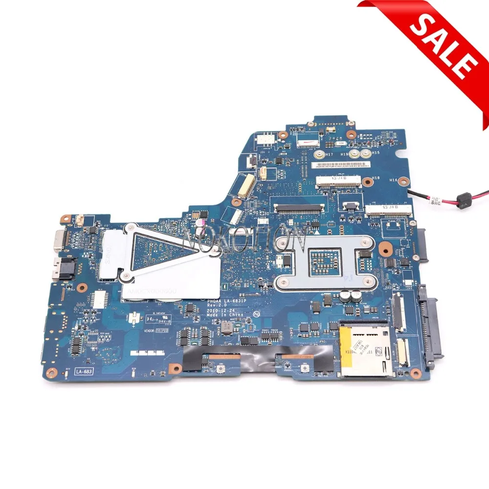 NOKOTION K000121720 PHQAA LA 6831P материнская плата для ноутбука Toshiba satellite P750 P755 GT540M HM65
