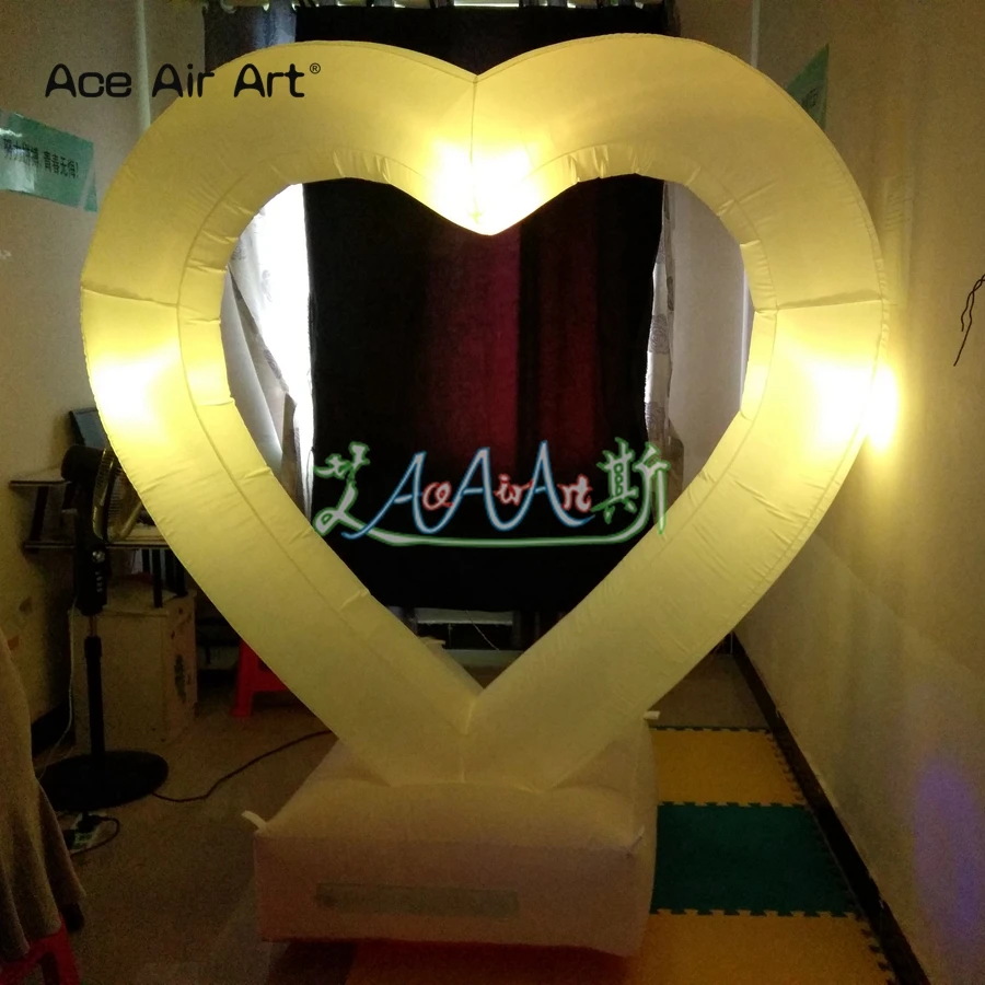 Оптовая торговля производство надувные красочные RGB светодиодный любовь/сердца