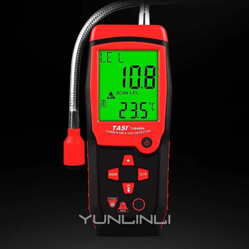 Combustible Gas Detector Natural Leak Alarm Household Portable TA8406 | Инструменты