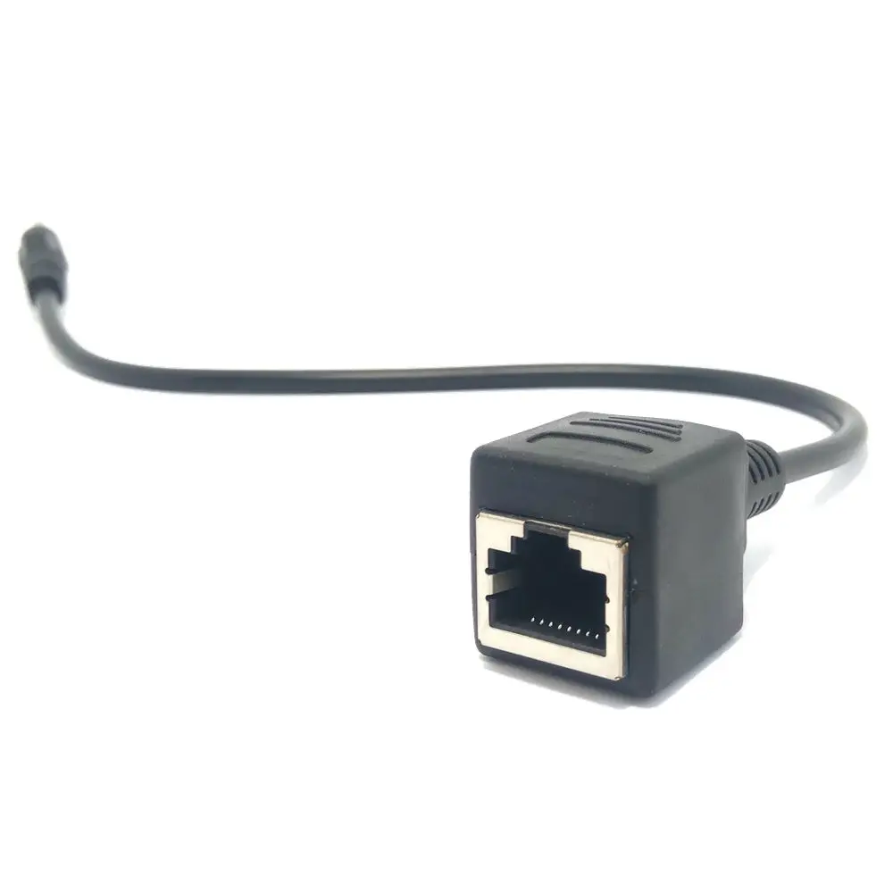 Сетевой переходник RJ45 мама к разъему DC3.5 папа 3 5 постоянного тока для устройства с