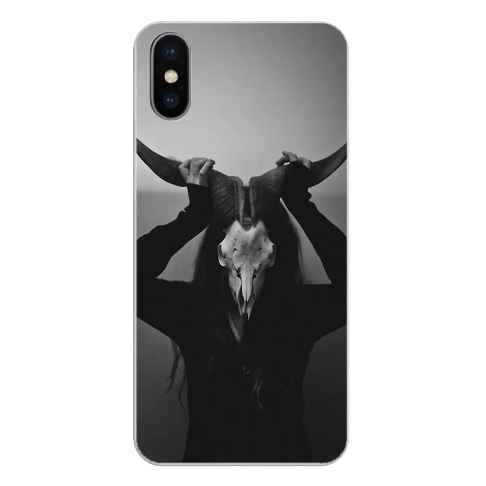 Silicone Phone Shell Cover For Huawei P20 Lite Nova 2i 3i 3 GR3 Y6 Pro Y7 Y8 Y9 Prime 2018 2019 Satanic Skull terror design |