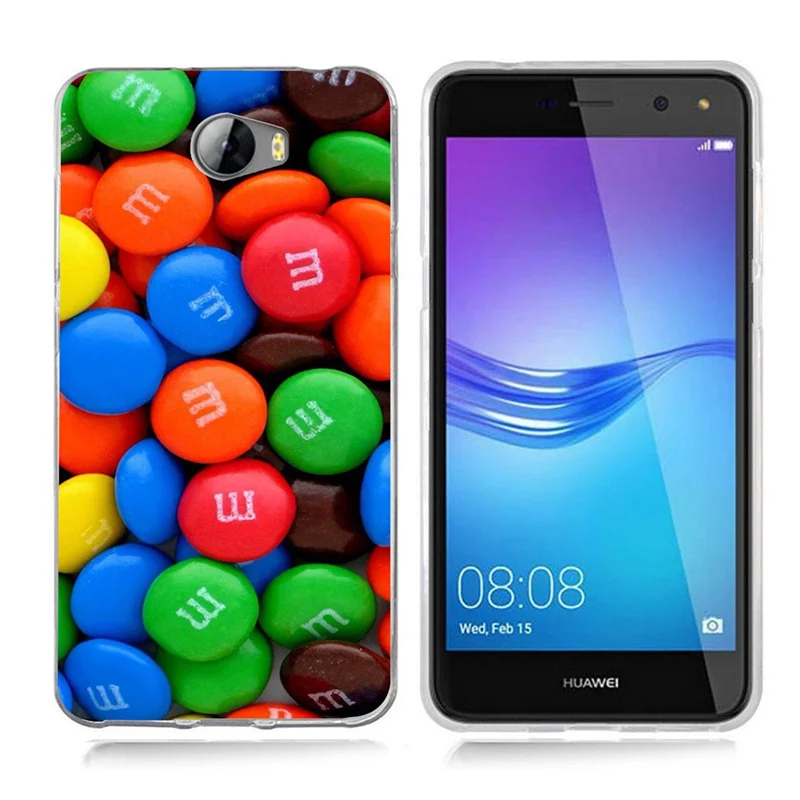 Чехол для Huawei Y5 ii Y5ii чехол/5A LYO-L21/Y6 II компактный чехол из ТПУ с красочным мягким