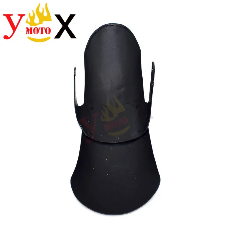 Черный мотоциклетный стальной передний брызговик Refit 16 дюймов грязезащитные