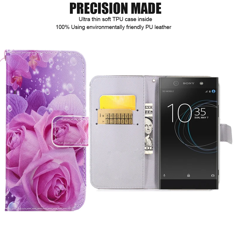 Чехол для телефона кожаный Sony Xperia XA1 ultra XA2 XZ1 XZ2 Compact PREMIUM plus L1 L2 XZ1Compact XZ2Compact |