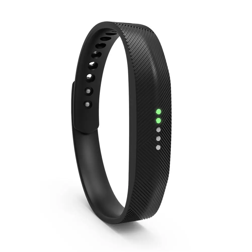 

Sport Silicone Wrist Band Strap Bracelet For Fitbit Flex 2 Smart Watch Size S L