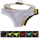 Сексуальное нижнее белье, мужские Бесшовные трусы, новое ультратонкое прозрачное мужское сексуальное нижнее белье, бикини, Эротическое нижнее белье, бандаж