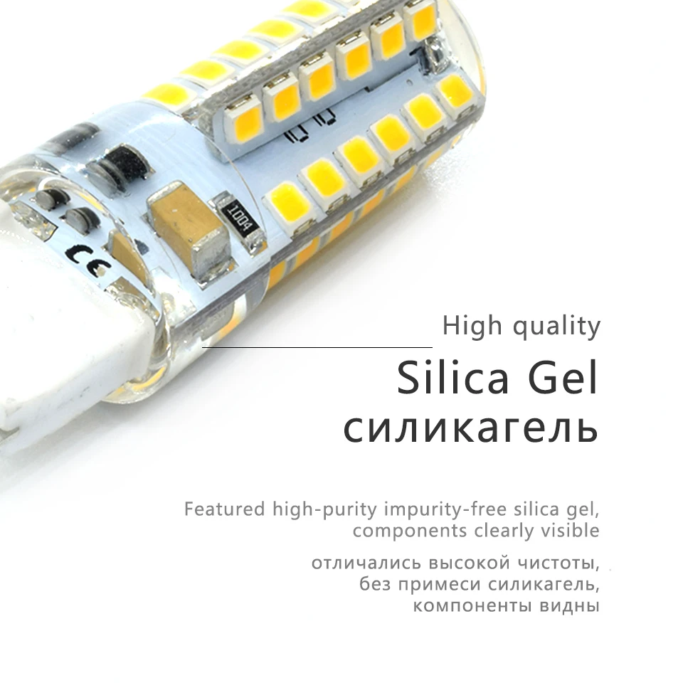 Светодиодная лампа LKLTFX G4 “Кукуруза” 220 В 24 светодиода SMD 2835 3014 G9 12 постоянного