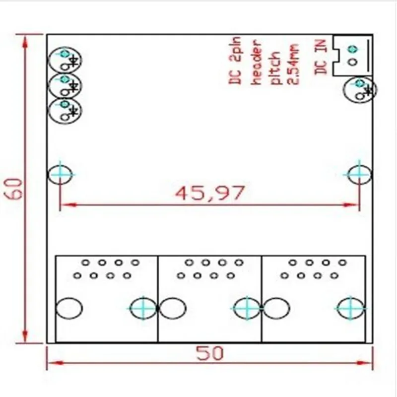 Fast switch mini 3 port ethernet 10 / 100mbps rj45 network hub pcb module board for system integration | Электроника