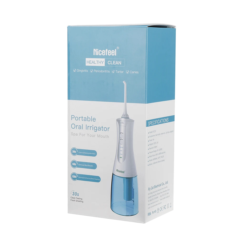 Digoo DG-FC152 полости рта Стоматологический Ирригатор Flosser воды портативный USB перезаряжаемые струи воды Flosser IPX7 ирригатор для чистки зубов