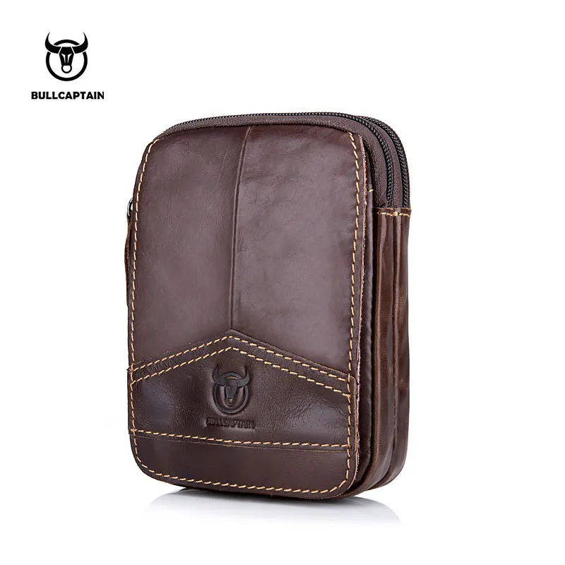 

BULL CAPTAIN мужской кожаный кошелек для сигарет поясная сумка мягкая маленькая сумка для денег карман для телефона поясная сумка поясные сумки