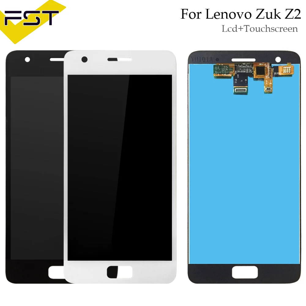 Черный/белый для Lenovo ZUK Z2 ЖК дисплей и кодирующий преобразователь сенсорного